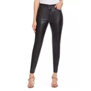 Sam Edelman High Rise Skinny Ankle Faux Leather Pants